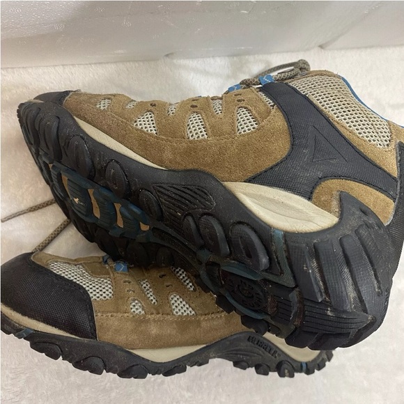 Merrell Kangaroo Celestial Brown Blue Trail Hiking Boots J598204C Women’s Size 9 - Picture 11 of 16